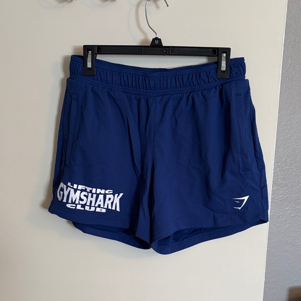 Gymshark Men’s Lifting Club Mesh Performance Shorts - Navy Blue